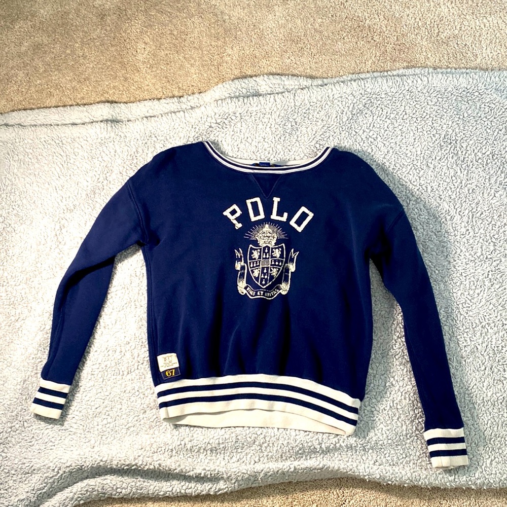 Ralph Lauren Polo navy sweatshirt kids | Worn twice | RARE | Open for offers